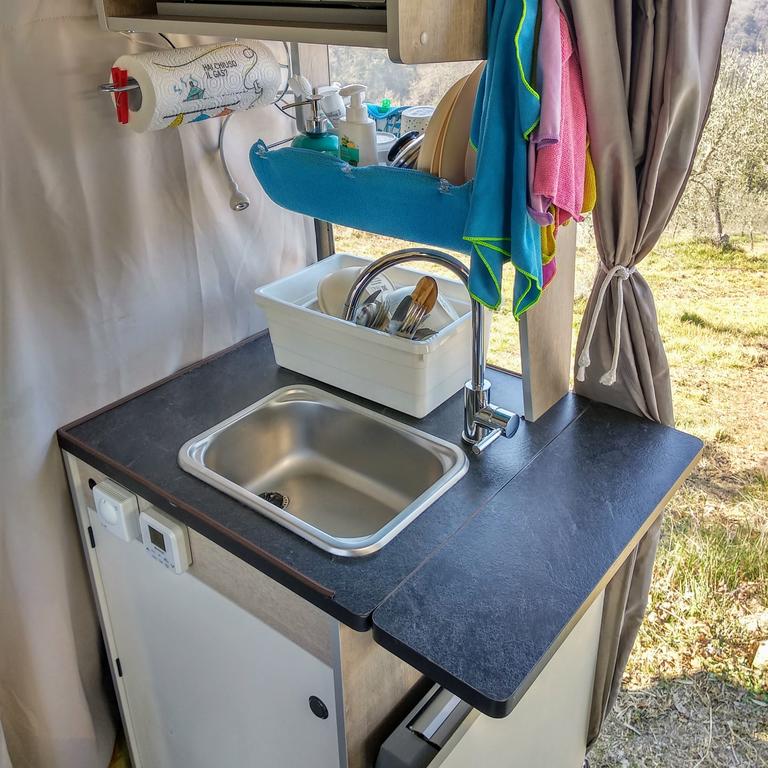 La ducha en una camper